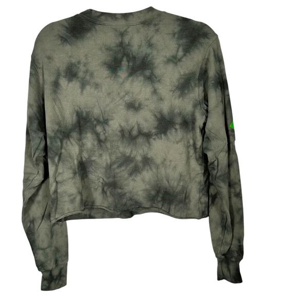 Polaroid Grayish Green Pullover Cropped Top Small - Picture 2 of 5